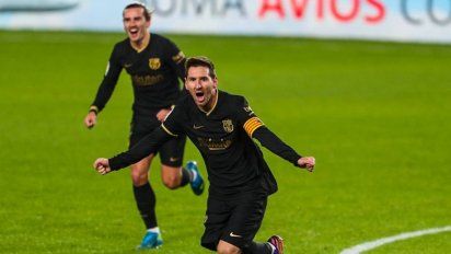 Messi la rompió y el Barsa volvió a ganar en la LIga. 