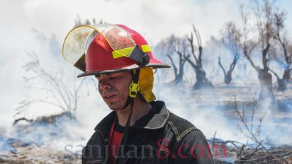Día del Bombero Voluntario: el trabajo de los héroes anónimos (Foto: Adrián Carrizo)