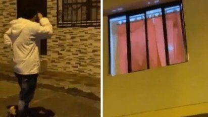 Su novia lo engañó. Lo descubrió cuando le dedicó una serenata.