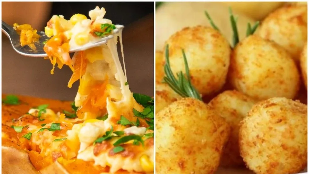 Dos recetas económicas, fáciles y ricas: calabaza rellena y bombas de papa