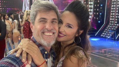 Lourdes Sánchez junto al Chato Prada.