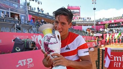 Báez se metió en el top 40 tras su coronación en Estoril
