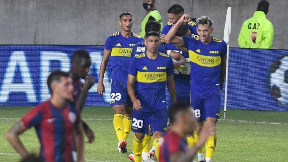Boca le ganó 1 a 0 a San Lorenzo.