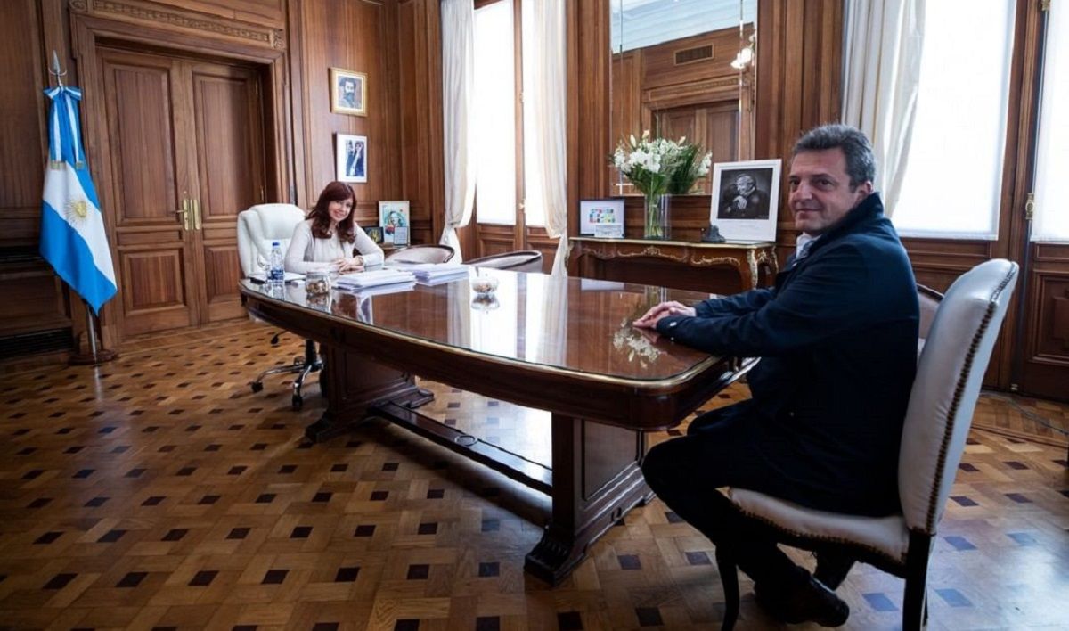 Cristina Fernández recibió a Sergio Massa luego de su anuncio como Ministro