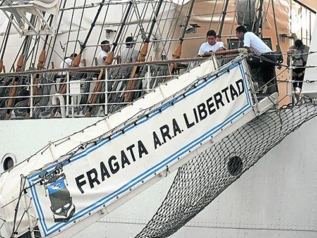 Por disposición del Tribunal del Mar, la Fragata quedó en libertad
