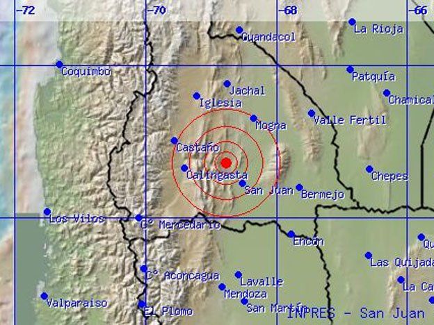 Un temblor de 4.1º sacudió el suelo sanjuanino en la mañana del jueves