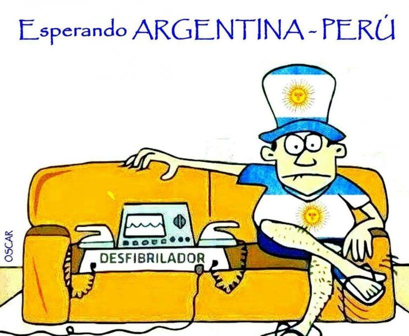 Los memes del partido entre Argentina y Perú invadieron las redes sociales
