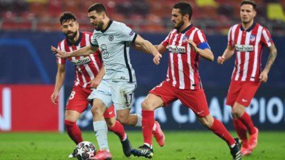El Atlético perdió en la ida de los octavos de final de la Champions. 