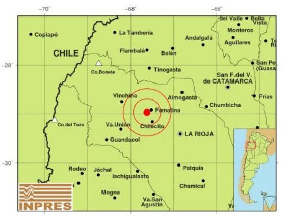 Los sanjuaninos sintieron un fuerte sismo que se registró en La Rioja