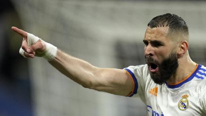 Benzema, clave en la remontada del Madrid.