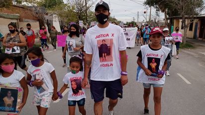 Raúl Rodríguez, papá de Yoselí, encabezó el pedido de justicia.