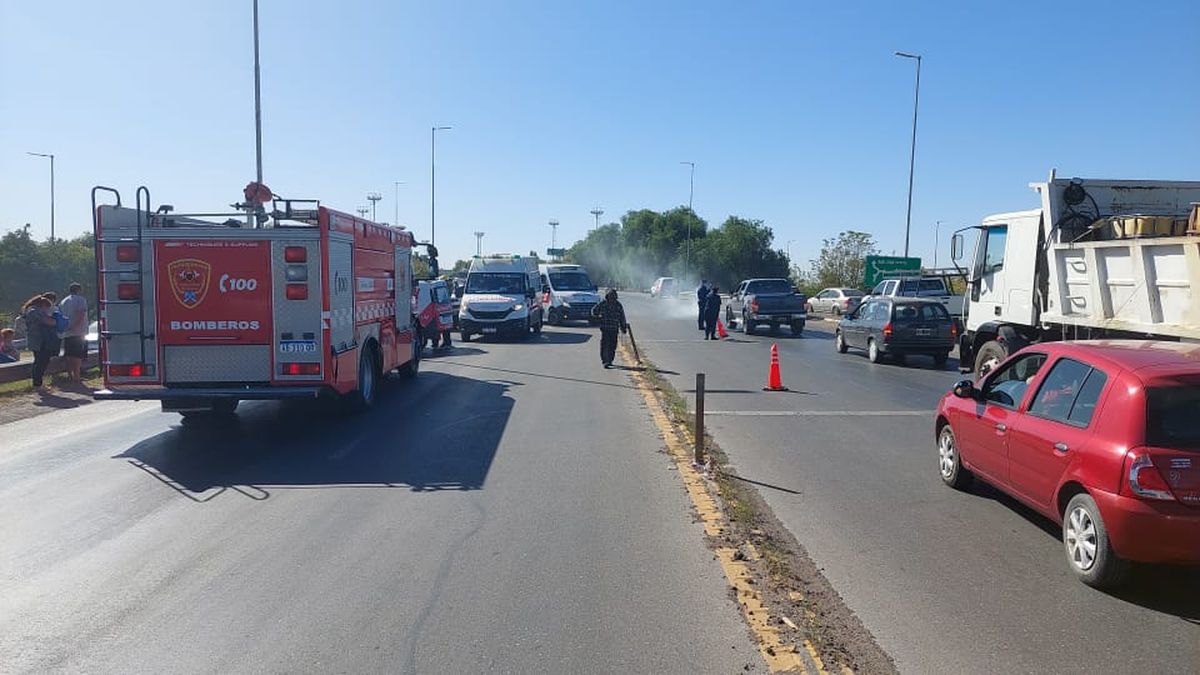 Violento choque en Ruta Nº40: hay dos personas heridas