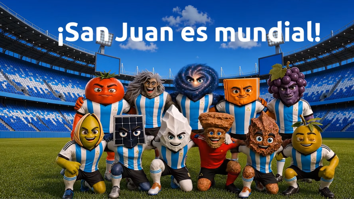 Orrego apeló al fútbol para promocionar la identidad y el crecimiento de San Juan