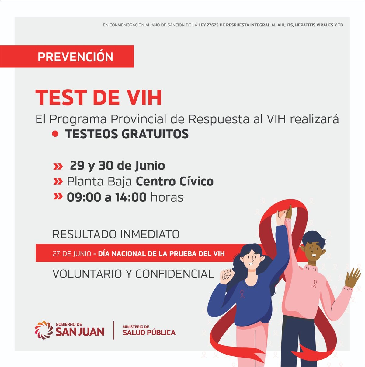 Se Realizan Testos Gratuitos De VIH, Sífilis Y Hepatitis C En El Cívico