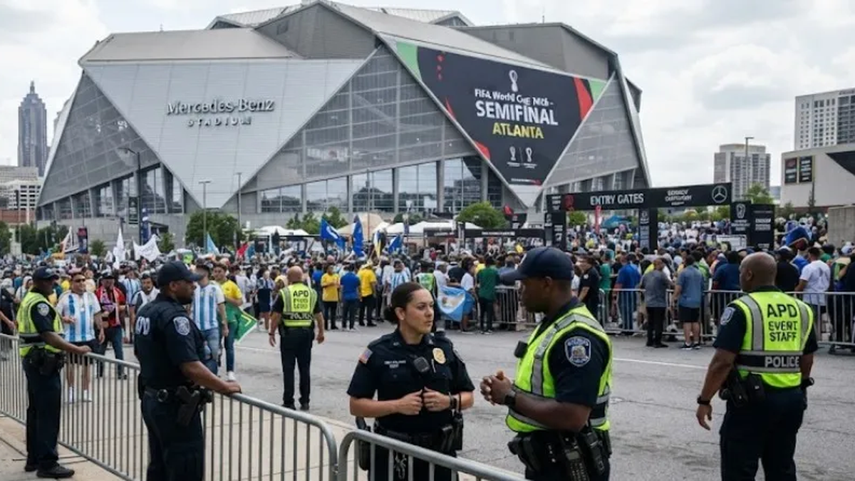 El partido de mayor riesgo: seguridad reforzada para Argentina vs. Inglaterra