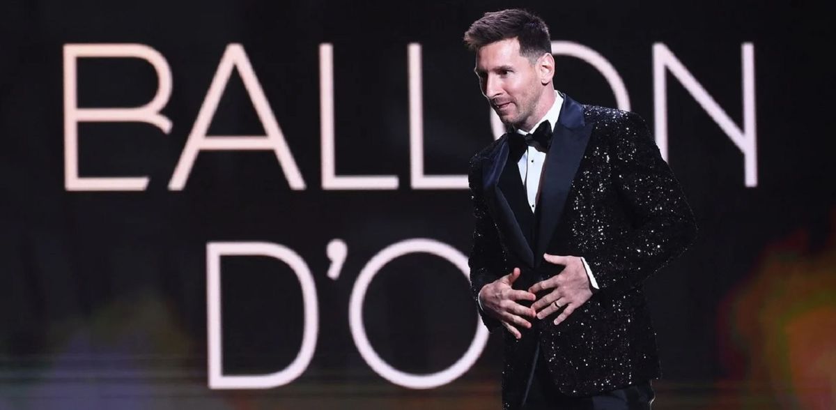 Messi ganó el Balón de Oro 2021.