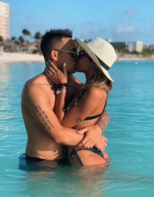 La novia de Lautaro Martínez hizo estallar Instagram con ...