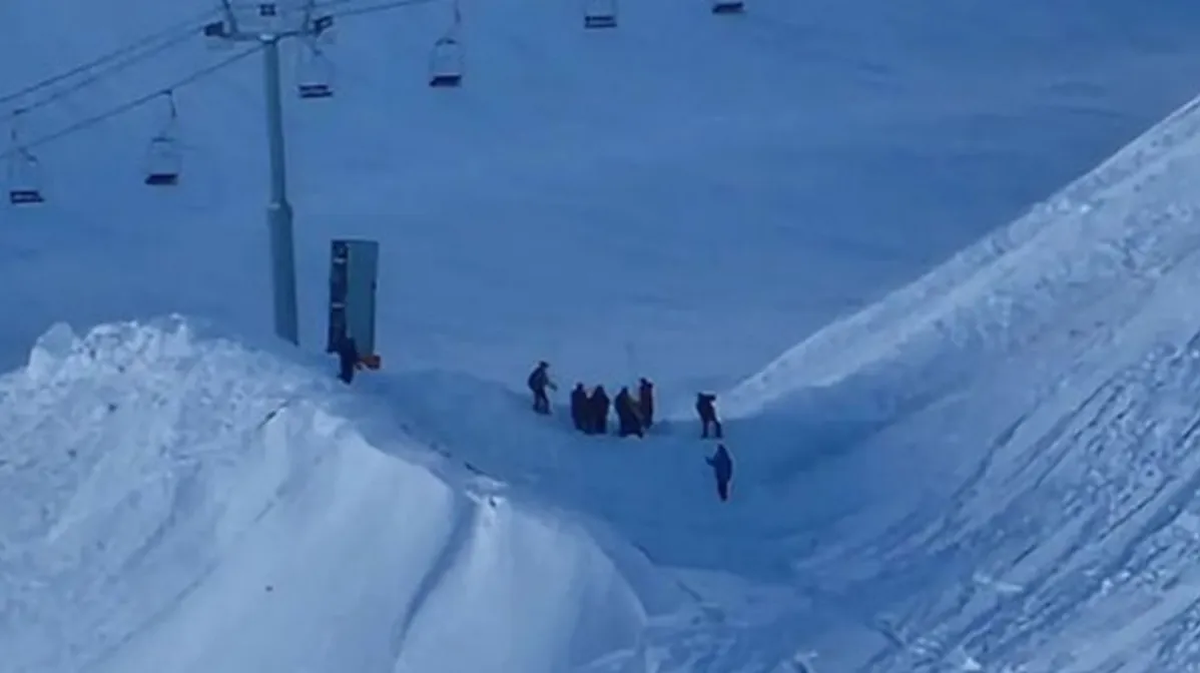 Una avalancha en Las Leñas dejó a dos turistas heridos