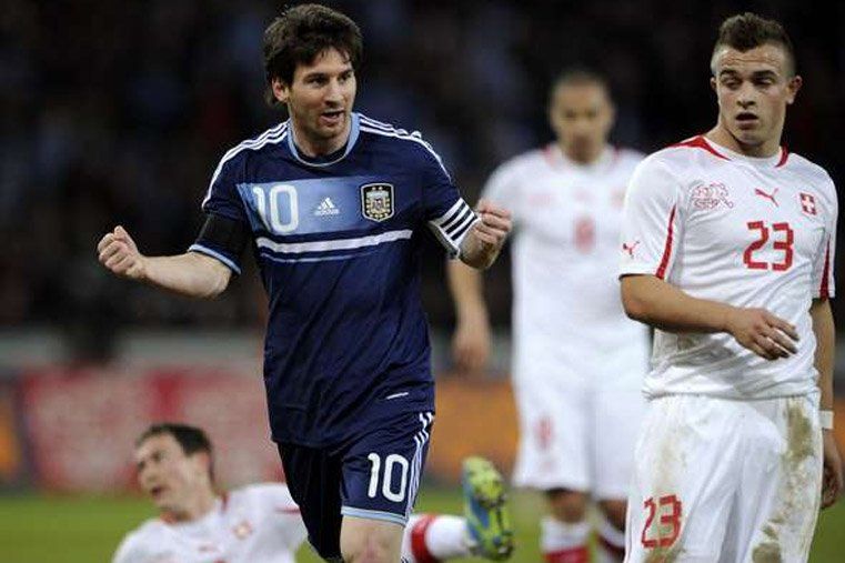 Último recuerdo: Argentina nunca perdió con Suiza y repasamos el triunfo del 2012 con tres goles de Messi