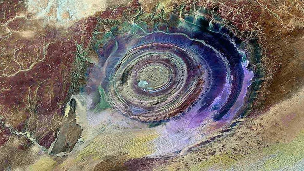 El Ojo del Sáhara: el lugar que sólo pueden ver los astronautas