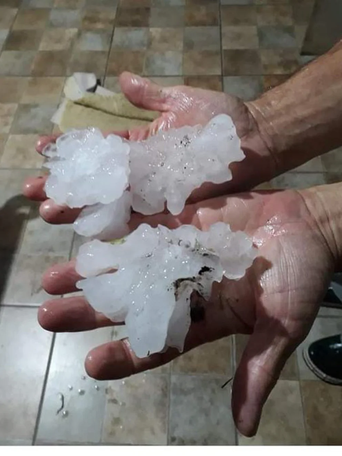 El SMN acertó: lluvias y granizo sorprendieron a los sanjuaninos