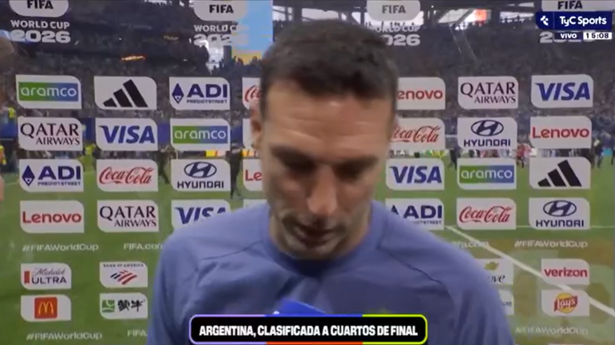 Scaloni se quebró al hablar de los jugadores