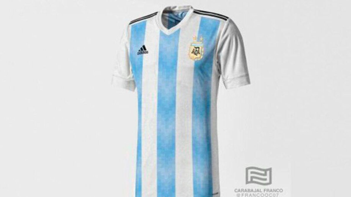 Se Filtró La Camiseta Que Usaría Argentina En Caso De Llegar Al Mundial 2018 9762