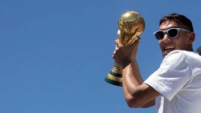 Nahuel Molina marcó un gol en la Copa del Mundo Qatar 2022.