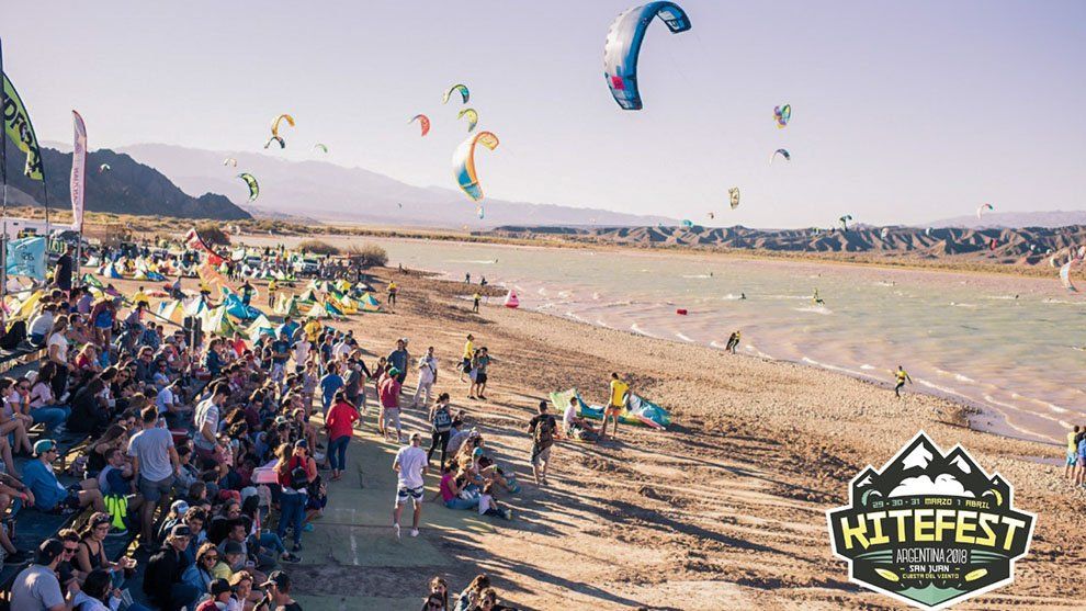 El Kitefest Argentina Cuesta del Viento arrancó con todo