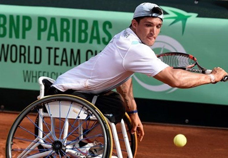 El argentino Fernández pasó a la final del tenis adaptado de Roland Garros