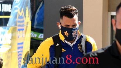 Así llegaron los 24 concentrados de Boca a San Juan