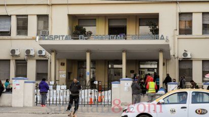 La fallecida estaba internada en el Hospital Marcial Quiroga. Foto: Adrián Carrizo.