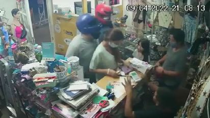 Violento asalto a una regalería de Santa Lucía: golpearon a la dueña