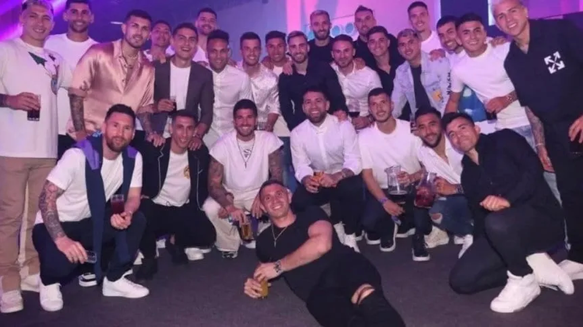 Los jugadores de la Selección Argentina tuvieron una fiesta privada