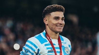 El homenaje de Manchester City a Julián Álvarez