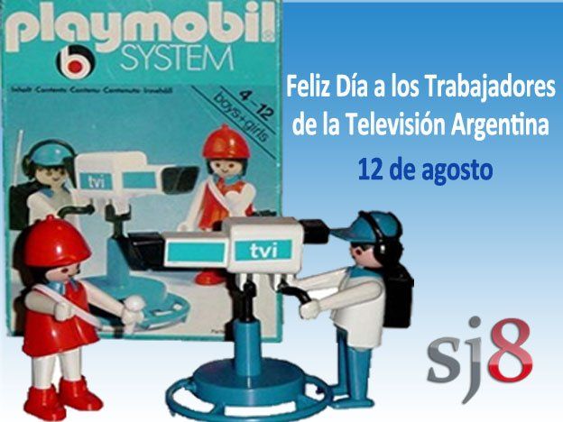 Los trabajadores de la televisión argentina celebran su día este lunes