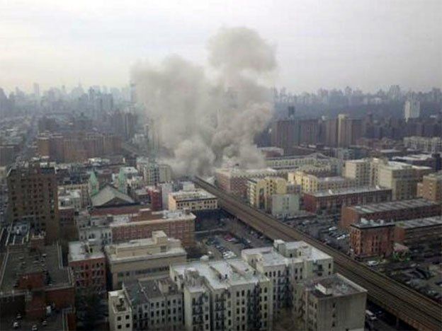 Un edificio de Nueva York explotó y hay personas atrapadas