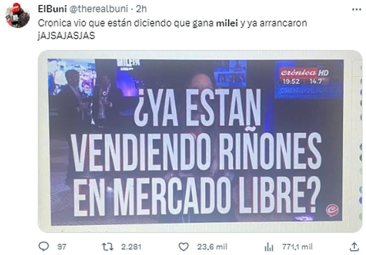 Con la victoria de Javier Milei explotaron los memes