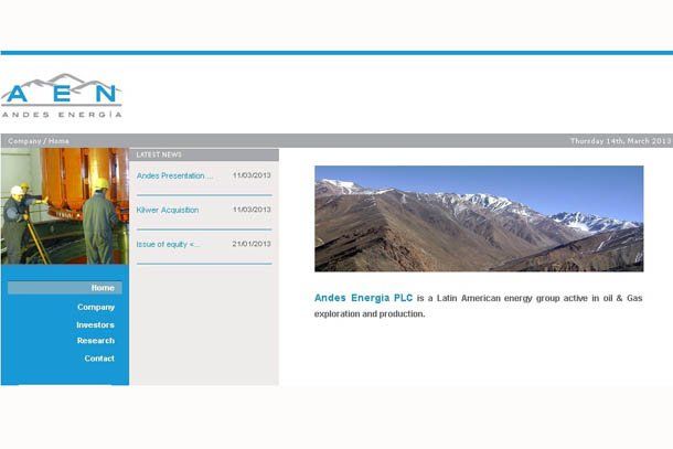 El grupo Andes Energía adquirió Kilwer SA
