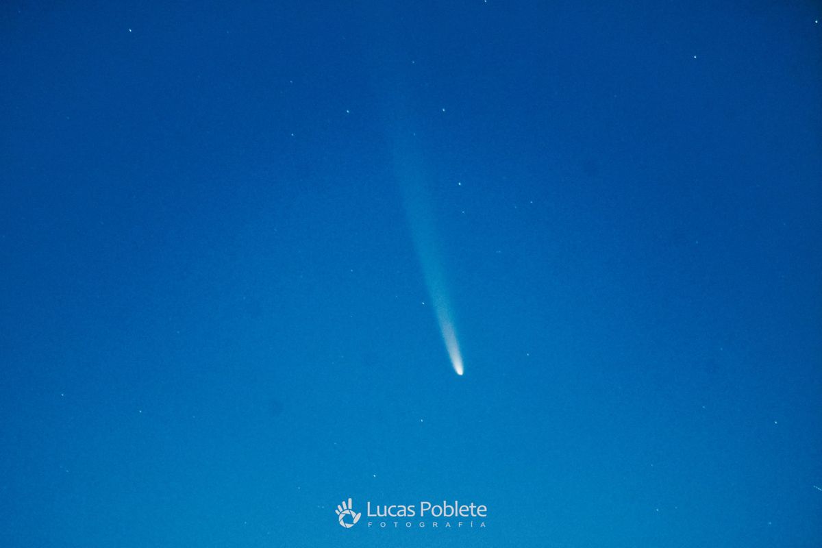 El Cometa del Siglo brilló en el cielo de San Juan