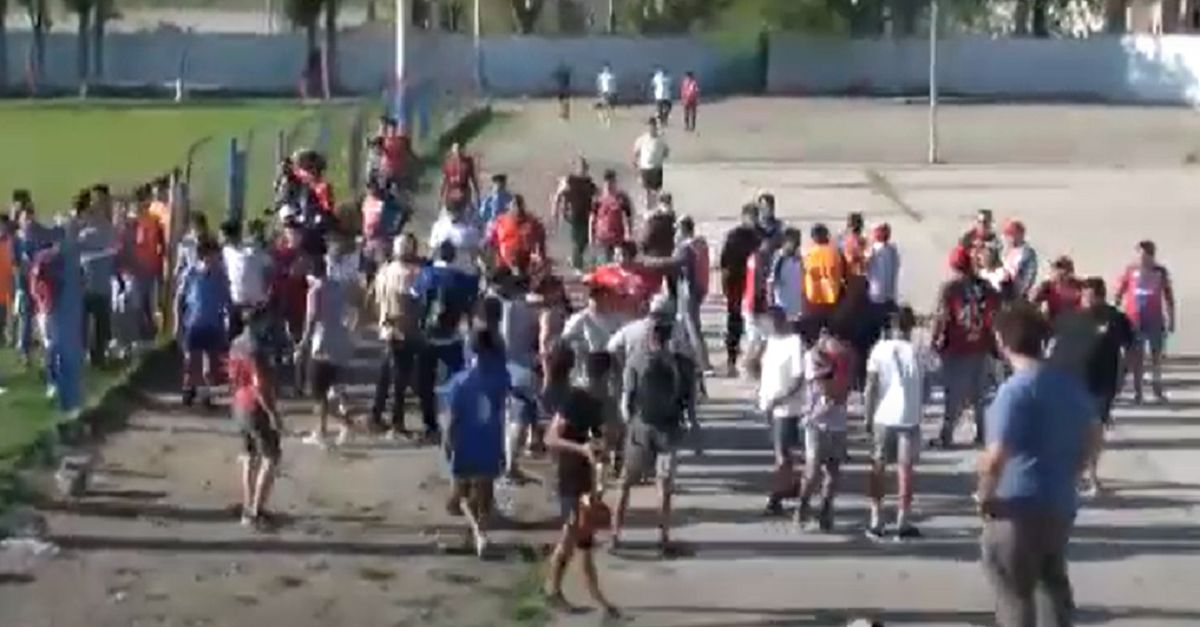 Difundieron imágenes sobre los incidentes en San Lorenzo - Unión