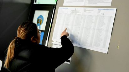 Los comicios cierran a las 18. Una hora y media antes, había votado el 60% del padrón electoral.