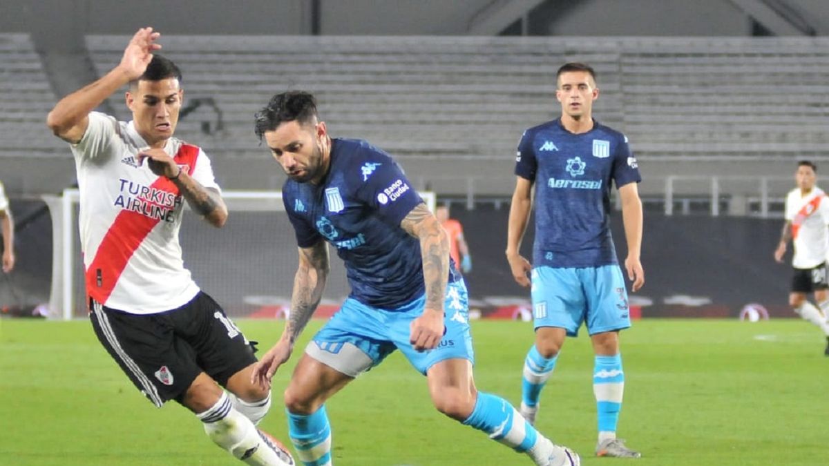River y Racing empataron sin goles en el Monumental