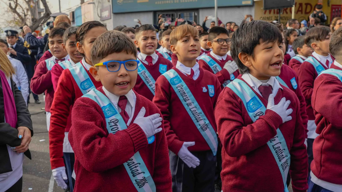 Chimbas: más de 25.000 personas disfrutaron la Promesa a la Bandera