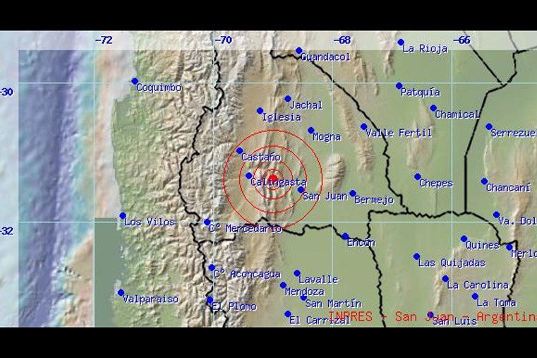 Un sismo de 4.2º sacudió el suelo sanjuanino