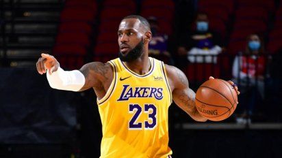 LeBron James, ídolo de Los Angeles Lakers.