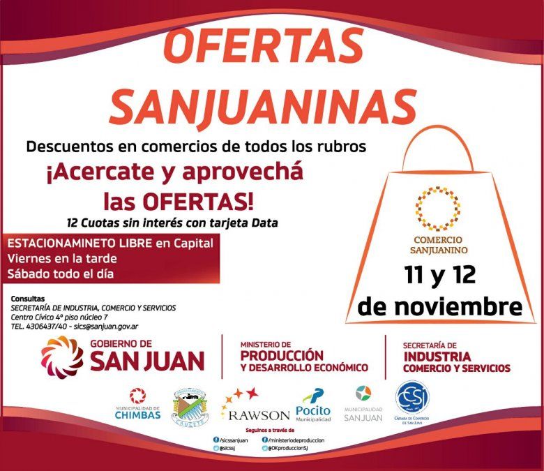 Se vienen las 12 horas de ofertas sanjuaninas: descuentos hasta el 60% en diferentes productos