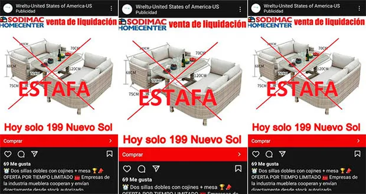 Advierten sobre fraudes con falsas publicidades con el logo de Sodimac