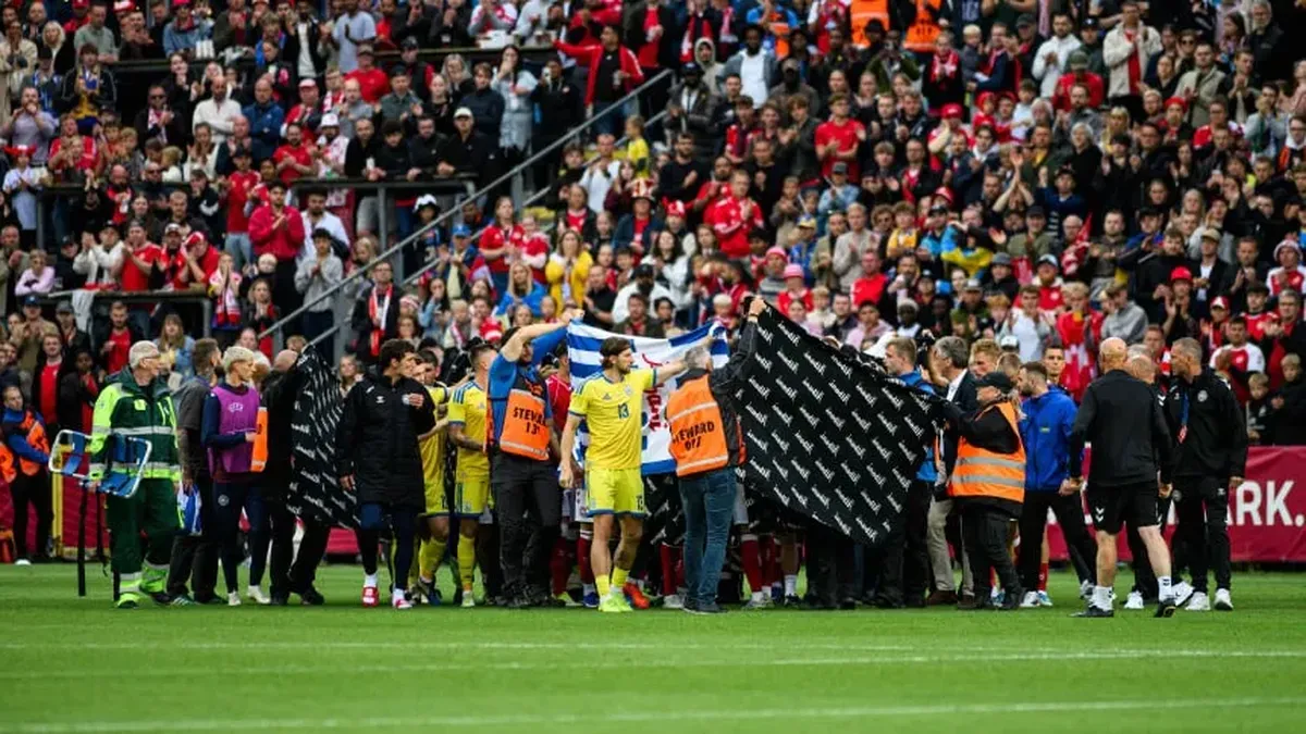 Christian Eriksen se desplomó durante el amistoso entre Dinamarca y Ucrania