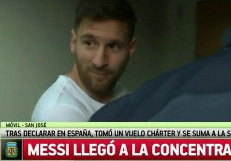 Messi llegó a Estados Unidos y Martino sueña con tenerlo el lunes